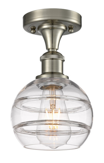 Ballston One Light Semi-Flush Mount in Brushed Satin Nickel (405|5161CSNG5566CL)