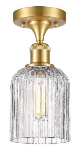 Ballston One Light Semi-Flush Mount in Satin Gold (405|5161CSGG5595CL)
