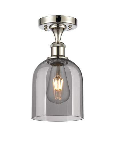 Ballston One Light Semi-Flush Mount in Polished Nickel (405|5161CPNG5586SM)