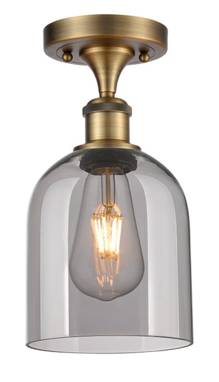 Ballston One Light Semi-Flush Mount in Brushed Brass (405|5161CBBG5586SM) Ballston One Light Semi-Flush Mount in Brushed Brass (405|5161CBBG5586SM)