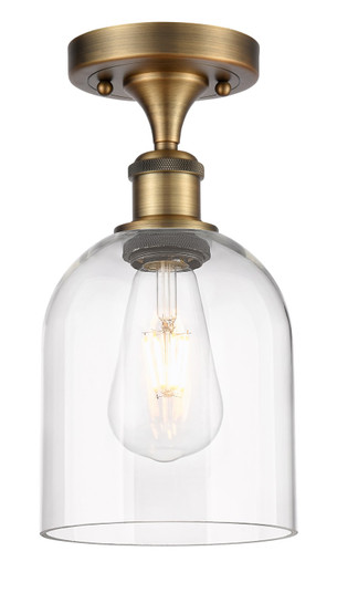 Ballston One Light Semi-Flush Mount in Brushed Brass (405|5161CBBG5586CL)