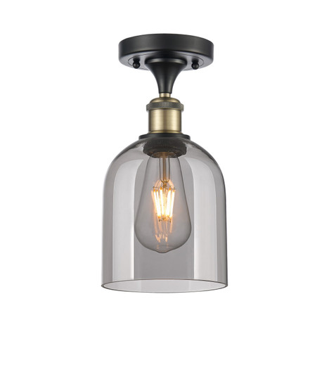 Ballston One Light Semi-Flush Mount in Black Antique Brass (405|5161CBABG5586SM)