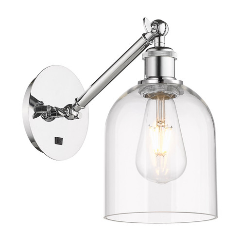Ballston One Light Wall Sconce in Polished Chrome (405|3171WPCG5586CL)