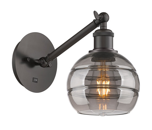 Ballston One Light Wall Sconce in Oil Rubbed Bronze (405|3171WOBG5566SM)