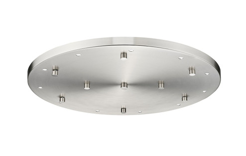Multi Point Canopy 11 Light Ceiling Plate in Brushed Nickel (224|CP2411RBN)