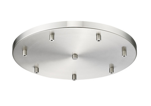 Multi Point Canopy Seven Light Ceiling Plate in Brushed Nickel (224|CP1807RBN)