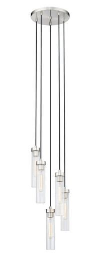 Beau Five Light Chandelier in Brushed Nickel (224|740P5RBN)