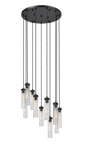 Beau 11 Light Chandelier in Matte Black (224|740P11RMB)