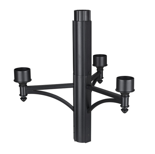 Outdoor Four Light Outdoor Posts/Hardware in Black (224|5014BK)