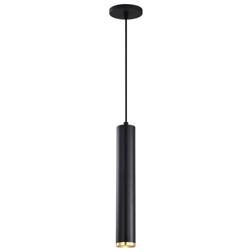 Century LED Pendant in Matte Black / Brushed Brass (72|62818)