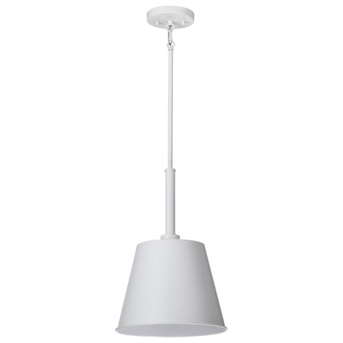 Alexis One Light Pendant in Matte White (72|607949)