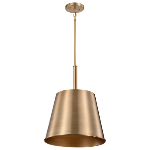 Alexis One Light Pendant in Burnished Brass / Gold (72|607938)