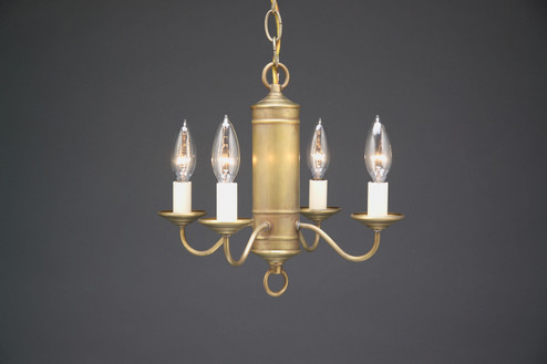 Chandelier Four Light Hanging Fixture in Antique Brass (196|911SABLT4)