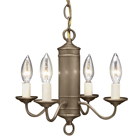 Chandelier Four Light Hanging Lantern in Dark Antique Brass (196|911SDABLT4)