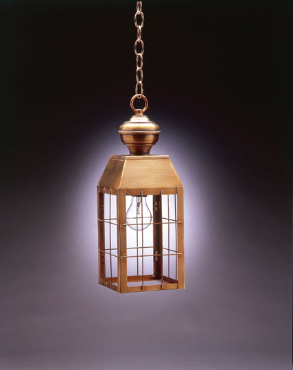 Woodcliffe One Light Hanging Lantern in Antique Brass (196|8332ABMEDCLR) Woodcliffe One Light Hanging Lantern in Antique Brass (196|8332ABMEDCLR)