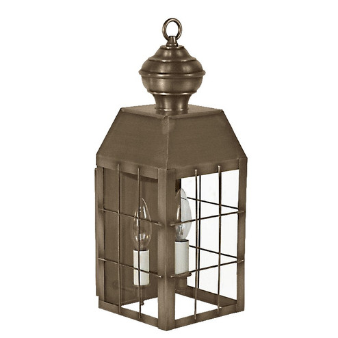 Woodcliffe Two Light Wall Mount in Dark Antique Brass (196|8331DABLT2CLR)