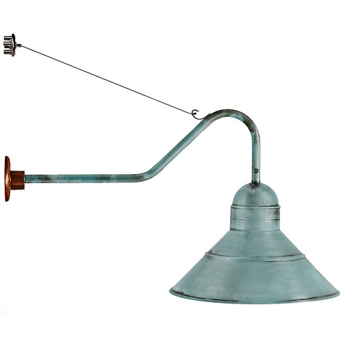 Barn One Light Wall Mount in Verdi Gris (196|3456VGMED)