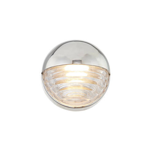 Palais LED Vanity in Polished Nickel/Ribbed Glass (452|WV330106PNCR)