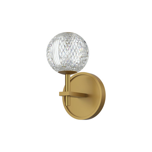 Marni LED Bathroom Fixture in Natural Brass (452|WV321201NB)