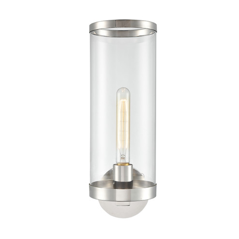 Revolve Ii One Light Bathroom Fixture in Clear Glass/Polished Nickel (452|WV311601PNCG)