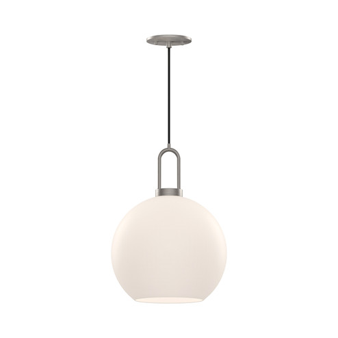 Soji One Light Pendant in Brushed Nickel/Opal Matte Glass (452|PD601710BNOP)