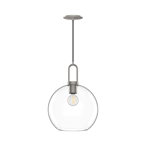 Soji One Light Pendant in Brushed Nickel/Clear Glass (452|PD601710BNCL)