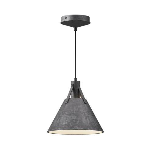 Archer One Light Pendant in Steel Shade (452|PD584510SL)