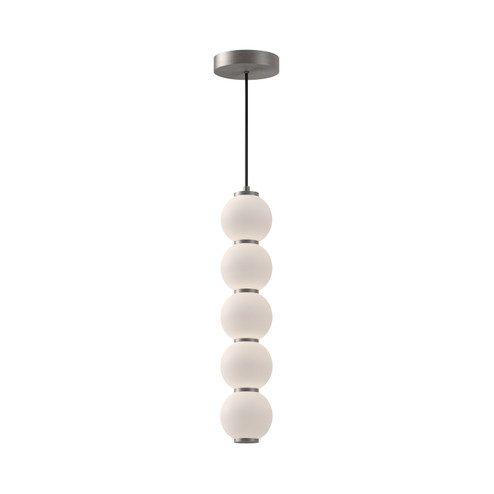 Bijou LED Pendant in Brushed Nickel/Opal Matte Glass (452|PD531515BNOP)