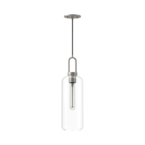 Soji One Light Pendant in Brushed Nickel/Clear Glass (452|PD401606BNCL)