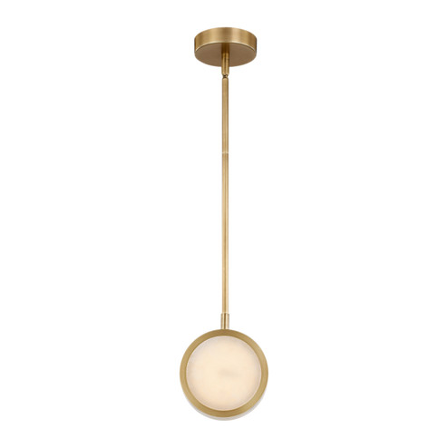 Blanco LED Pendant in Vintage Brass/Alabaster (452|PD325106VBAR)