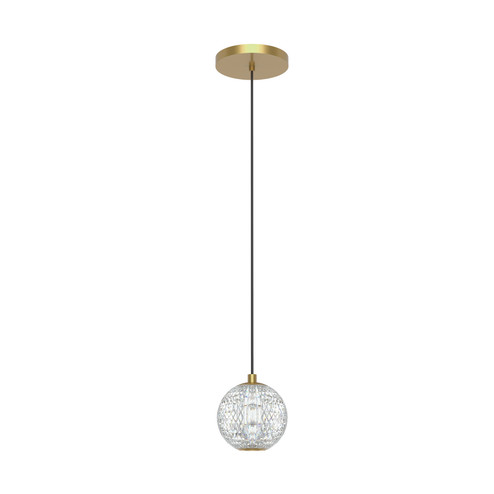 Marni LED Pendant in Natural Brass (452|PD321201NB)