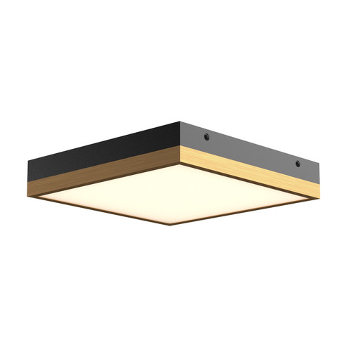 Sydney LED Flush Mount in Aged Gold/Matte Black (452|FM553211AGMB)