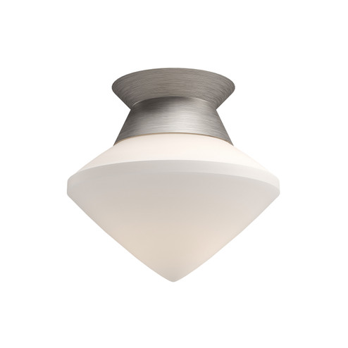 Nora One Light Flush Mount in Brushed Nickel/Opal Matte Glass (452|FM537508BNOP)