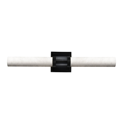 Zigrina Two Light Wall Sconce in Satin Brushed Black (360|WS11753E262SBBG9)