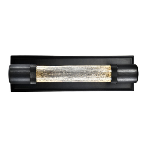 Zigrina LED Wall Sconce in Satin Brushed Black (360|WS11724LED1SBBG5)