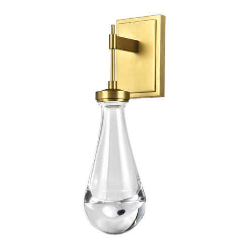 Vaso LED Wall Sconce in Aged Brass (360|WS10905LEDAGB)