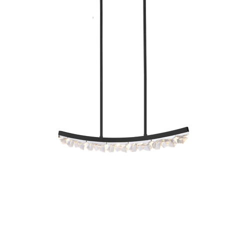Arcus LED Linear Pendant in Satin Brushed Black (360|PL11612LED32SBB)