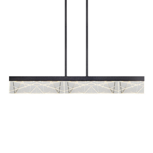 Lucus LED Linear Pendant in Satin Brushed Black (360|PL11504LED43SBB)