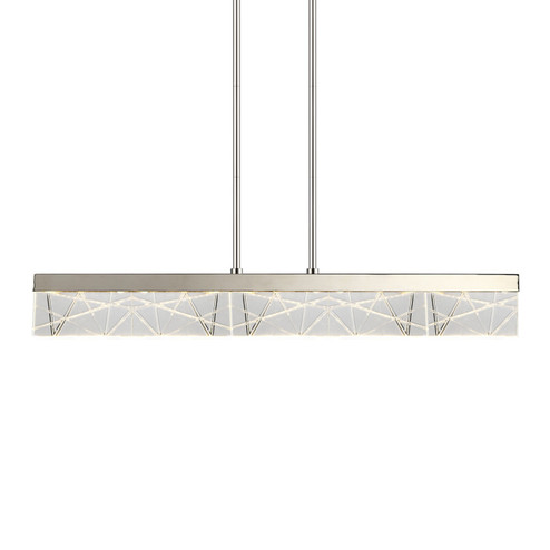 Lucus LED Linear Pendant in Polished Nickel (360|PL11503LED43PN)