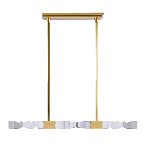 Mamadim LED Linear Pendant in Aged Brass (360|PL11345LED492x2AGB)