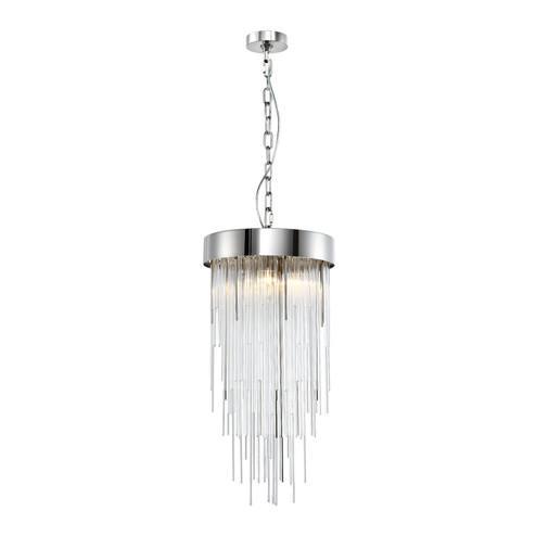 Waterfall Four Light Pendant in Polished Nickel (360|P300094PN)