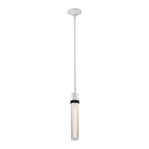 Zigrina One Light Pendant in Matte White (360|P11706E26MWKSBBG3)