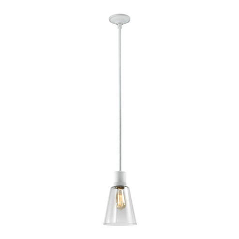 Zigrina One Light Pendant in Matte White (360|P11706E26MWG16)