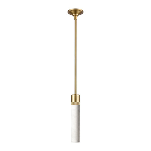 Zigrina One Light Pendant in Aged Brass (360|P11705E26AGBG9)