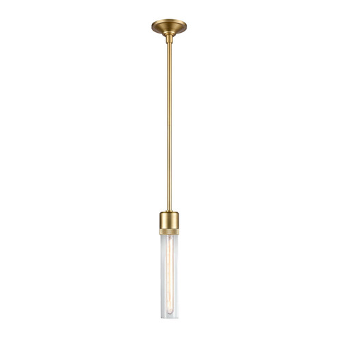 Zigrina One Light Pendant in Aged Brass (360|P11705E26AGBG1)