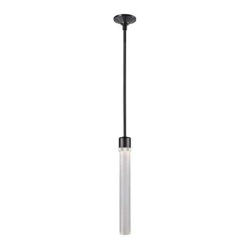 Zigrina LED Pendant in Satin Brushed Black (360|P11704LEDSBBKPNG4)