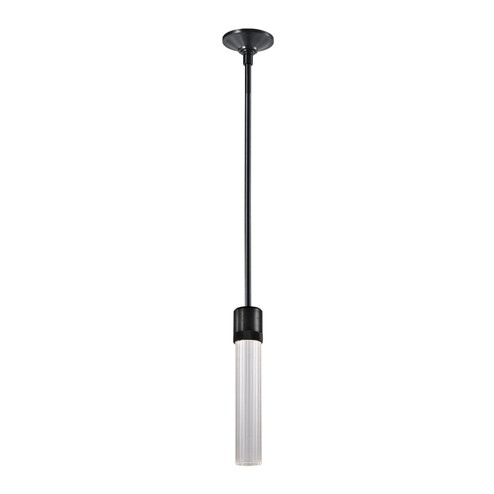 Zigrina LED Pendant in Satin Brushed Black (360|P11704LEDSBBG3)