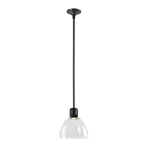 Zigrina LED Pendant in Satin Brushed Black (360|P11704LEDSBBG12)