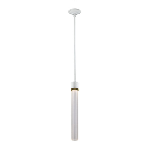 Zigrina LED Pendant in Matte White (360|P11702LEDMWKAGBG4)