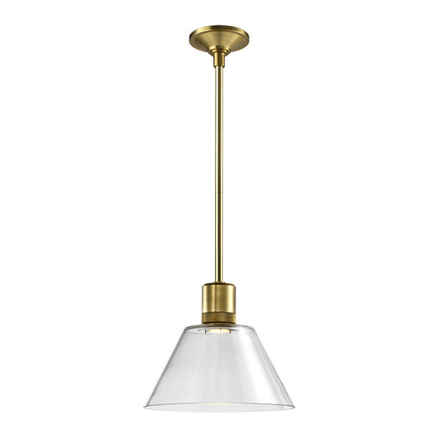 Zigrina LED Pendant in Aged Brass (360|P11701LEDAGBG13)